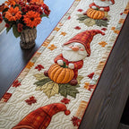 Fall Gnome Gathering Table Runner