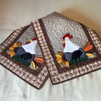 Fall Vibes Chicken Table Runner