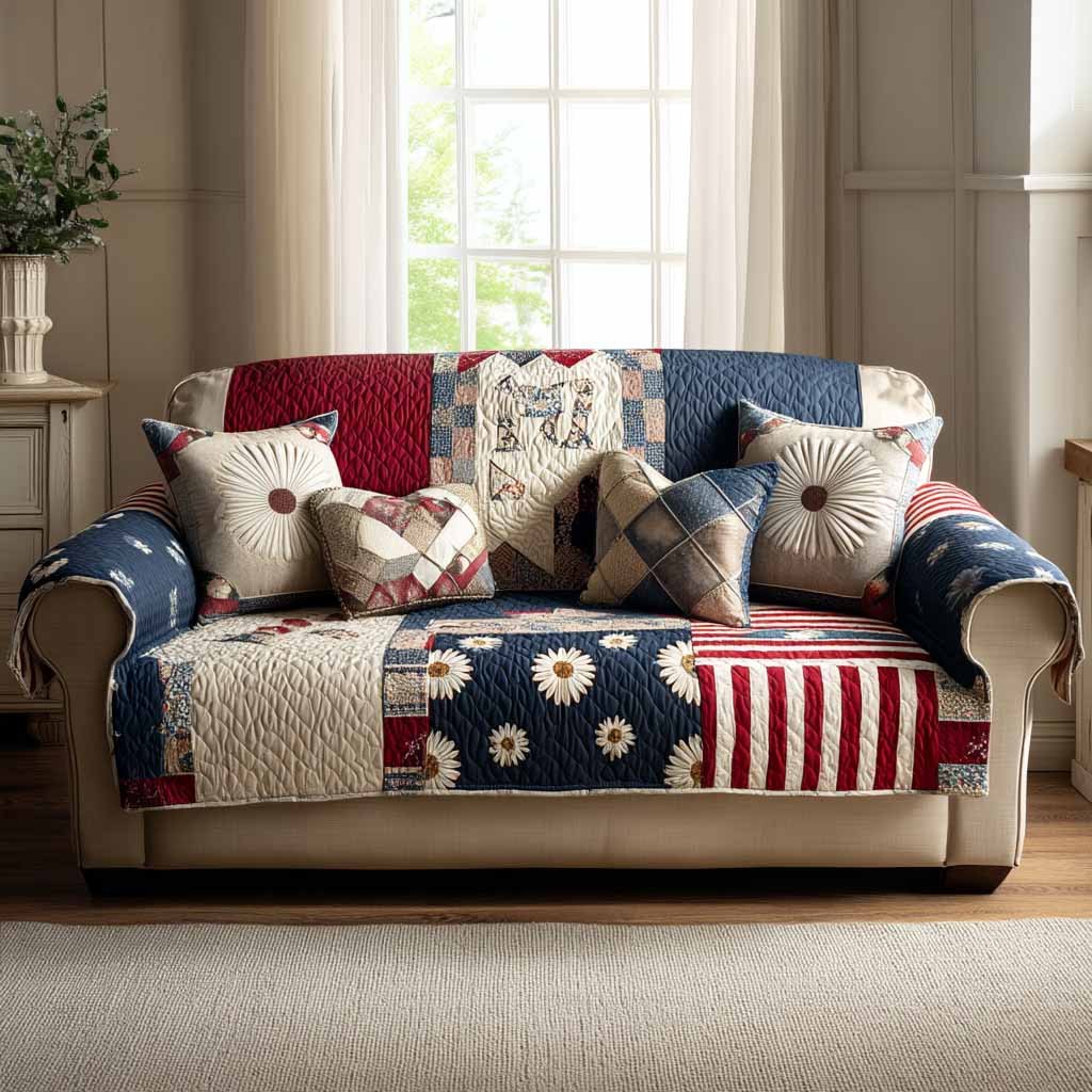 Family Patch Sofa Cover