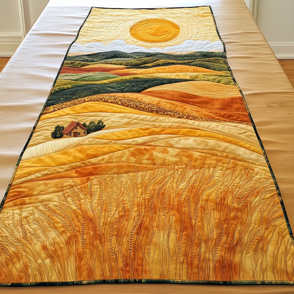 Farm Horizon Table Runner