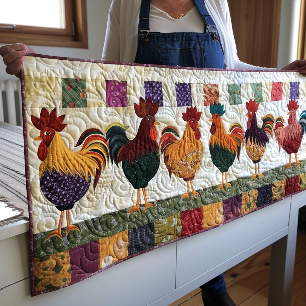 Farmhouse Flock Table Runner