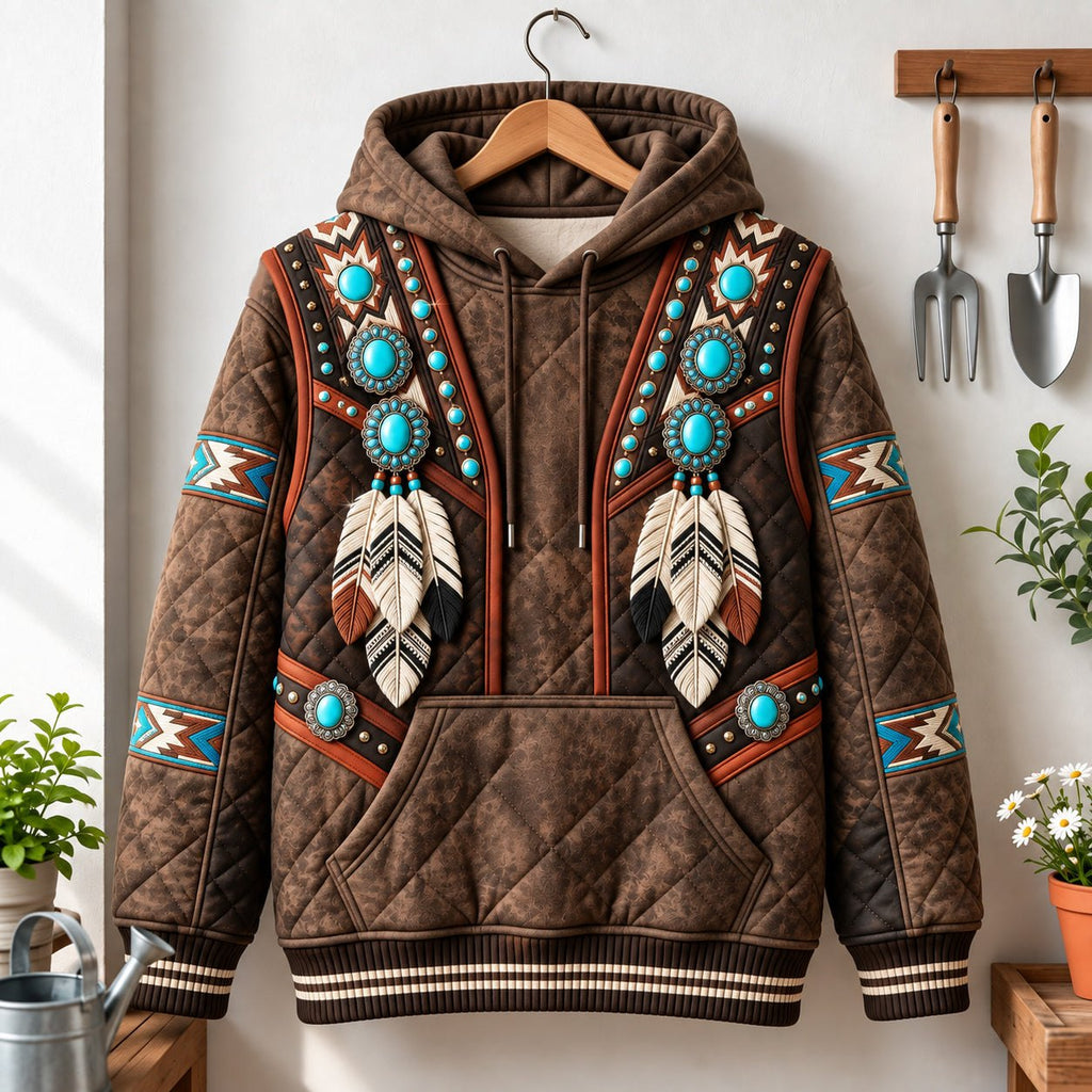 Feather Heritage hoodie, all-over print