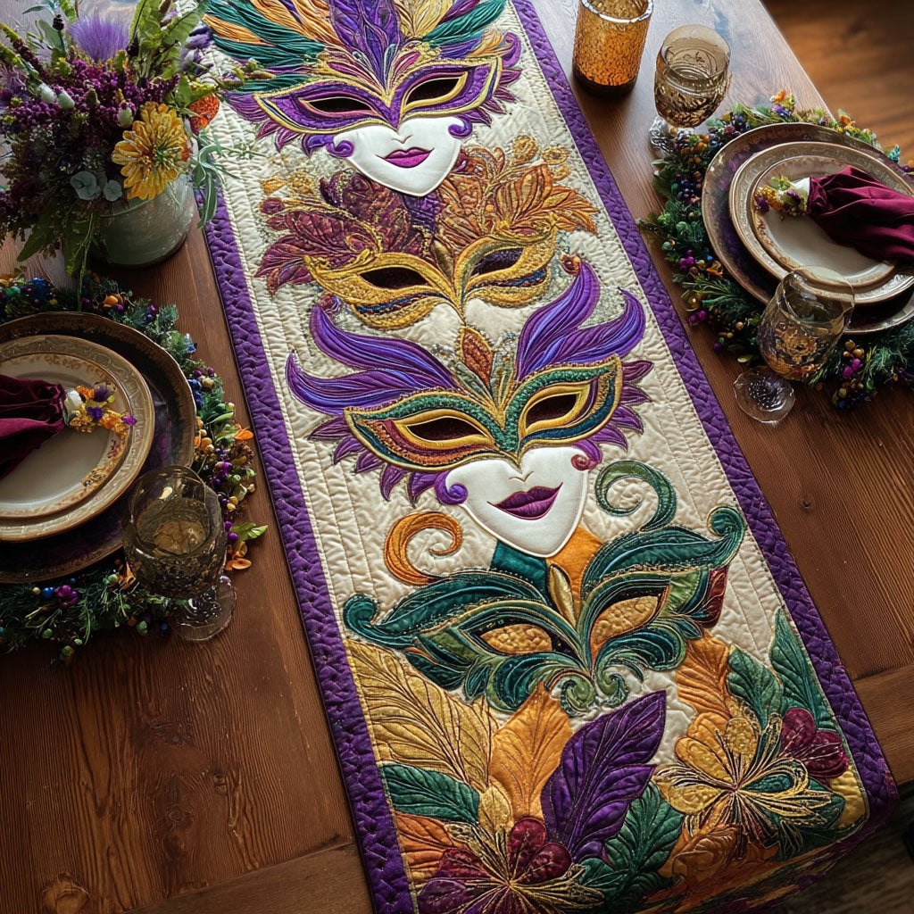 Feather Royale Table Runner