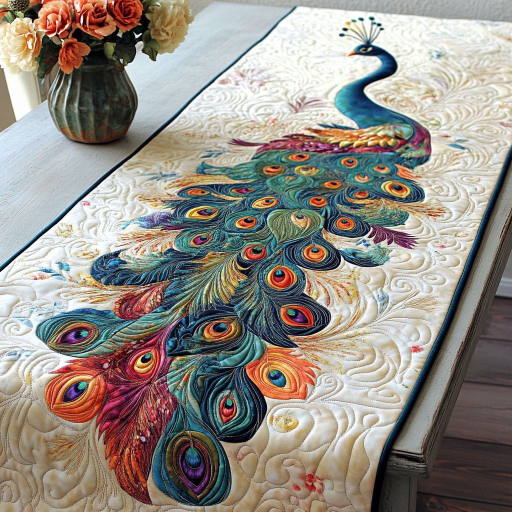 Feathered Grace Table Runner