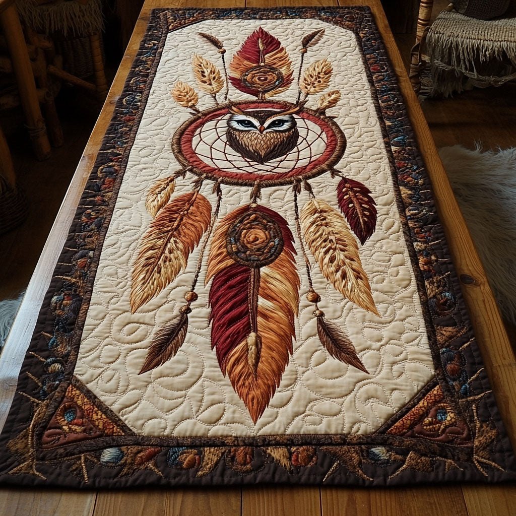 Feathered Vision Table Runner