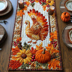 Feathers of Fall Table Runner