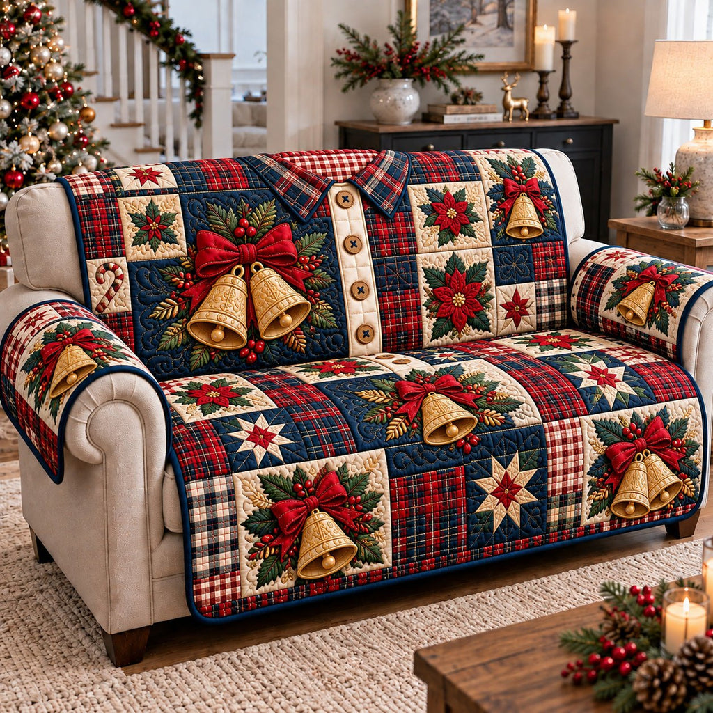Festive Bells Sofa Cover