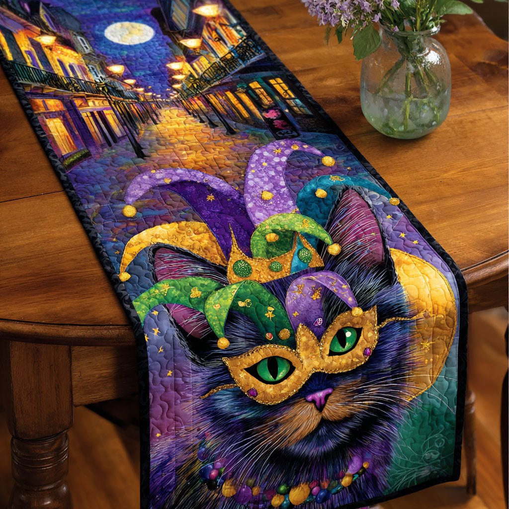 Festive Cat Table Runner