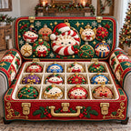 Red Ornament Dumpling Box Sofa Cover