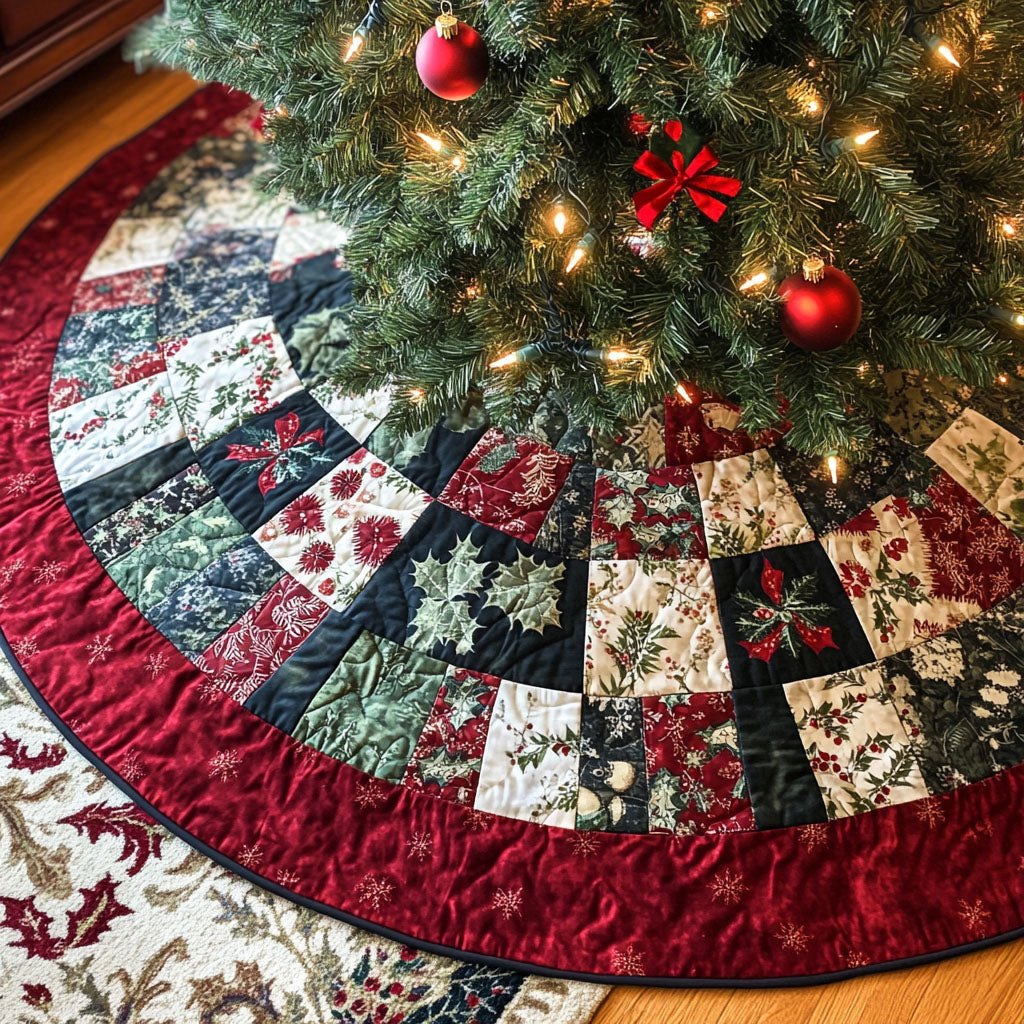 Festive Elegance Christmas Tree Skirt