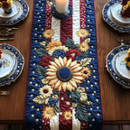 Festive Floral Table Runner