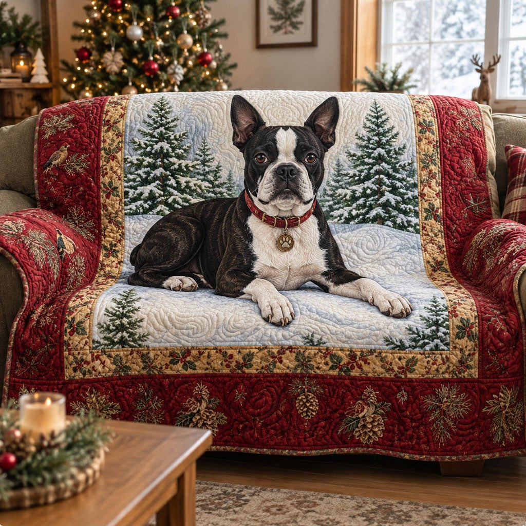 Festive Forest Friends Sofa Cover