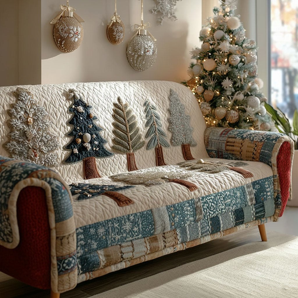 Festive Forest Walk Sofa Cover