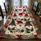 Festive Gnome Gathering Table Runner