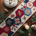 Festive Hexagon Harmony Table Runner
