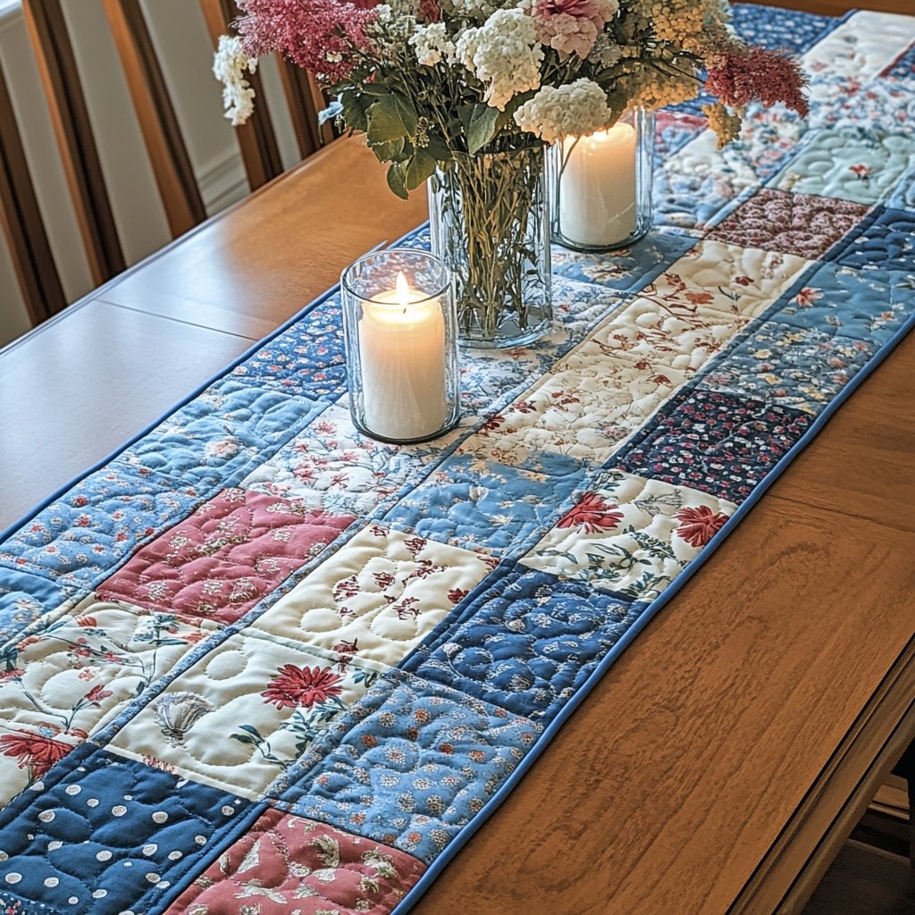 Festive Patch Table Runner