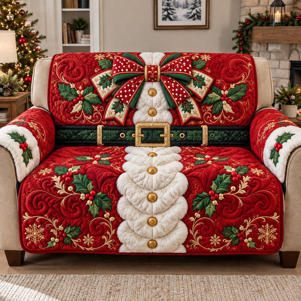 Festive Santa Sofa Cover
