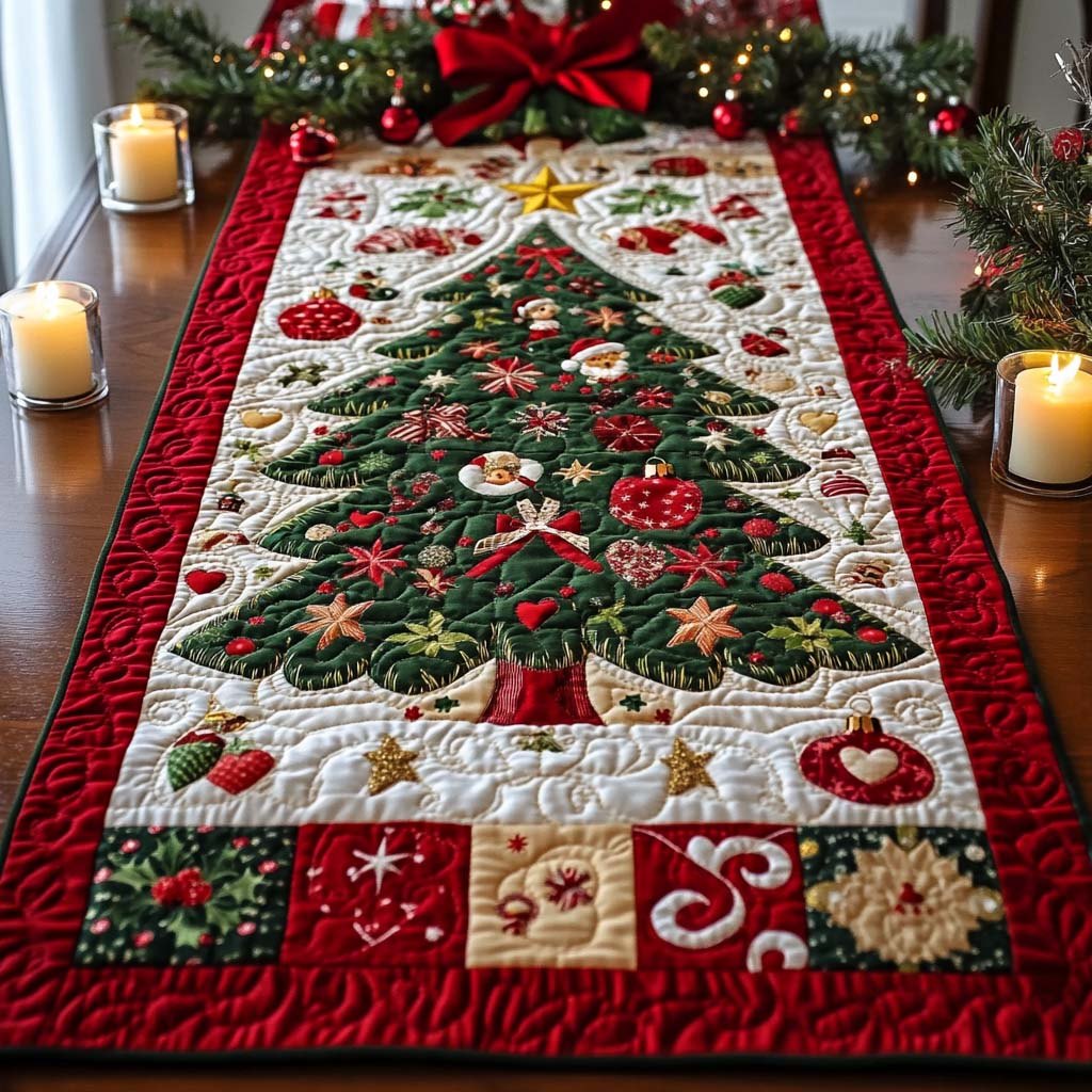 Festive Sparkle Table Runner