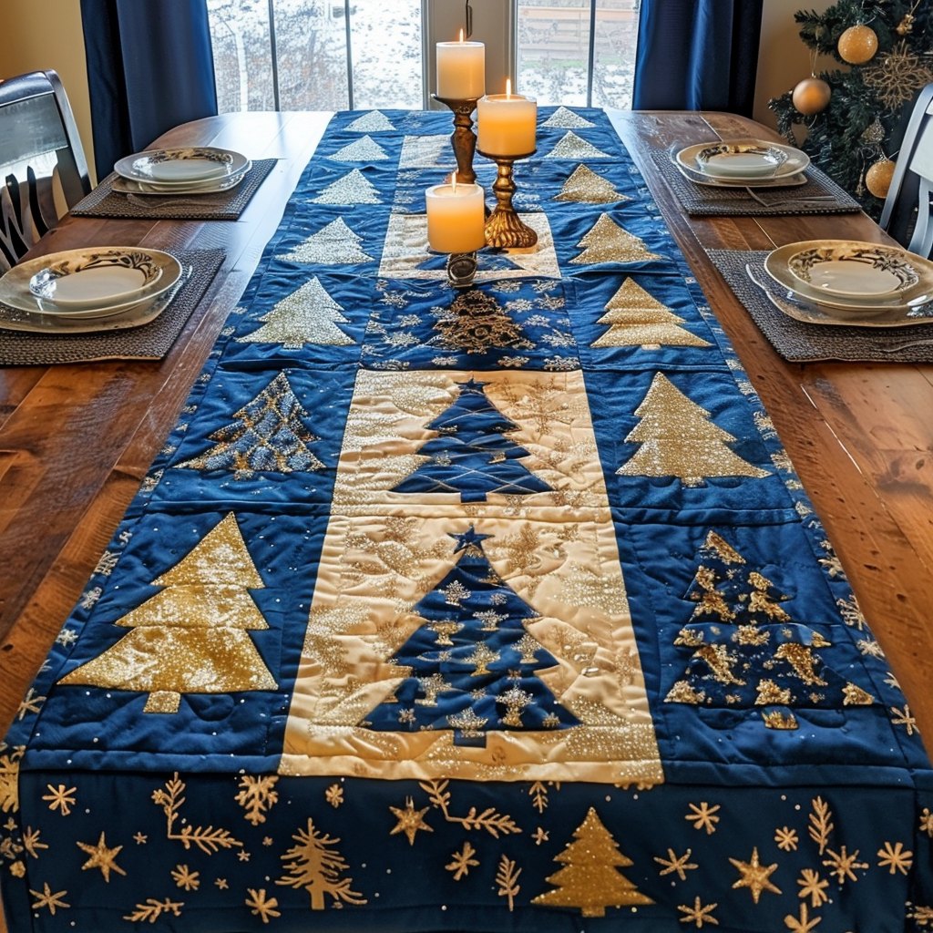 Festive Forest Delights Table Runner