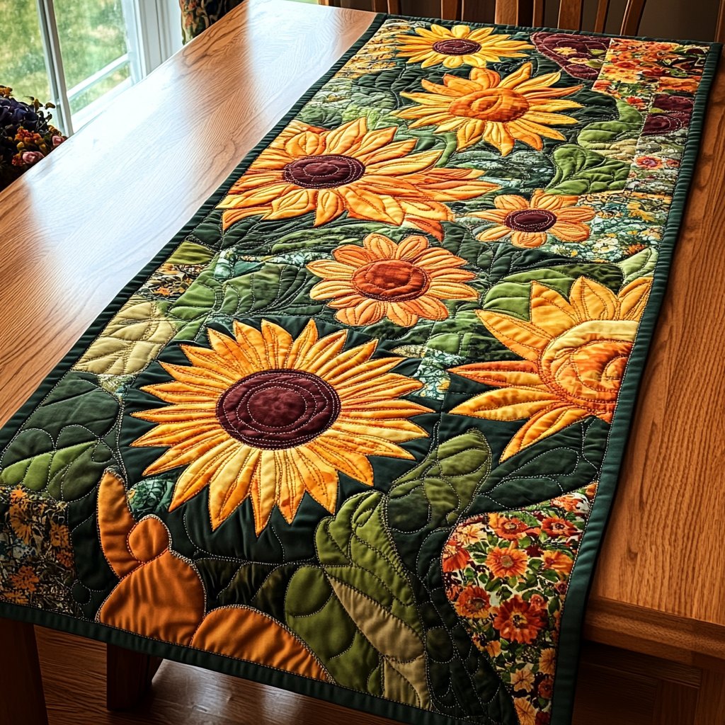 Field of Gold Table Runner