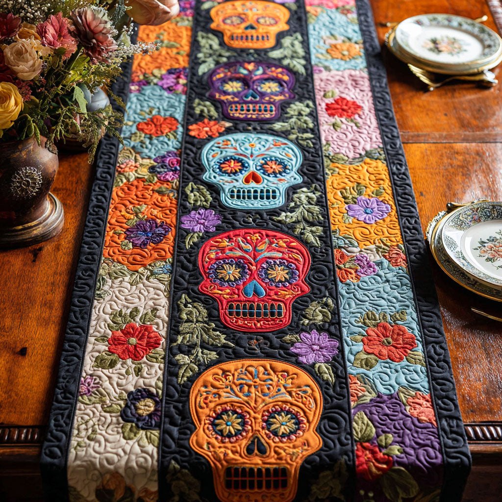 Fiesta Skull Table Runner