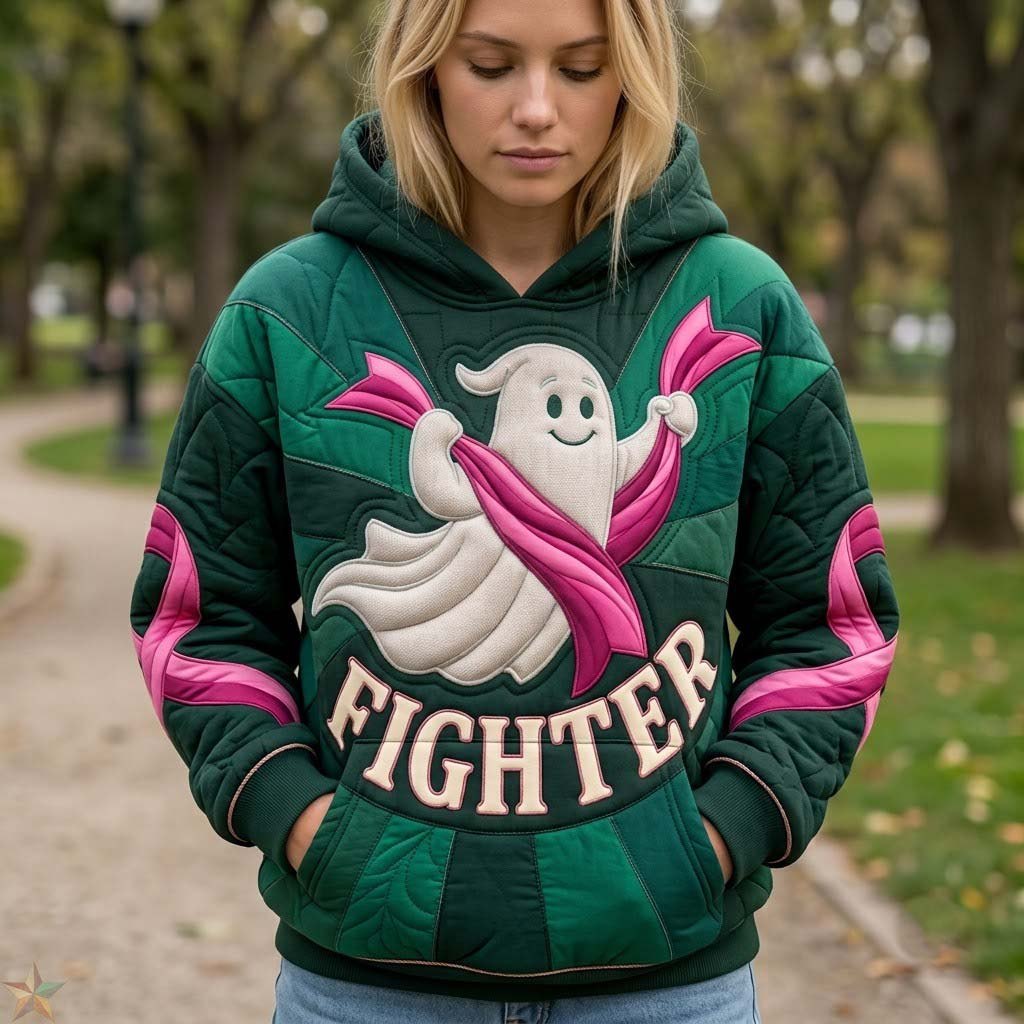 Fighter Ghost hoodie, all-over print