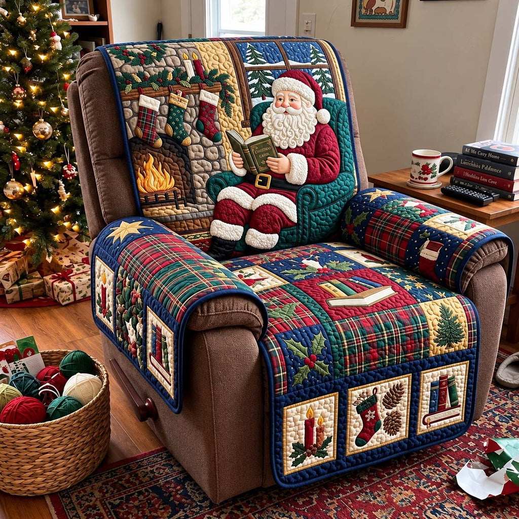 Fireside Story of Santa Sofa Cover
