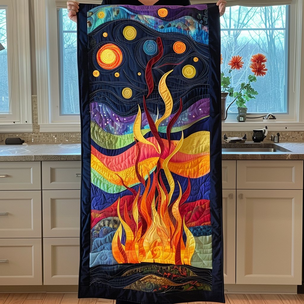 Fireside Stories Table Runner