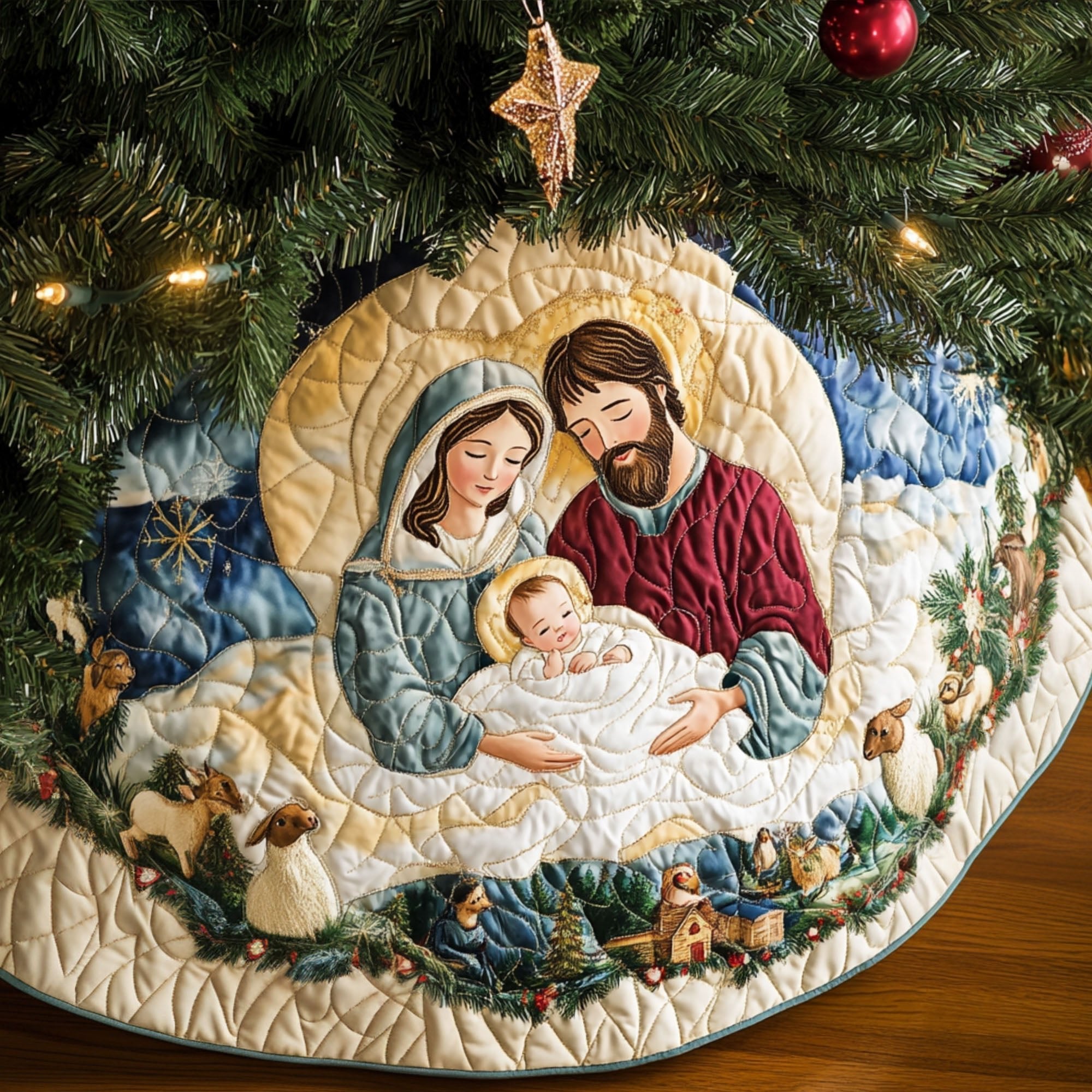 First Noel Christmas Tree Skirt