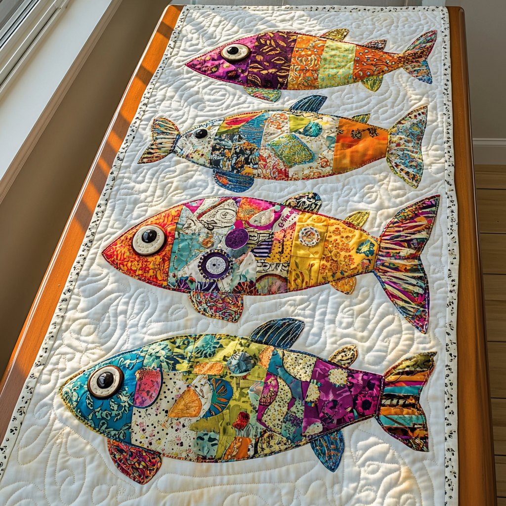 Fish Life Table Runner