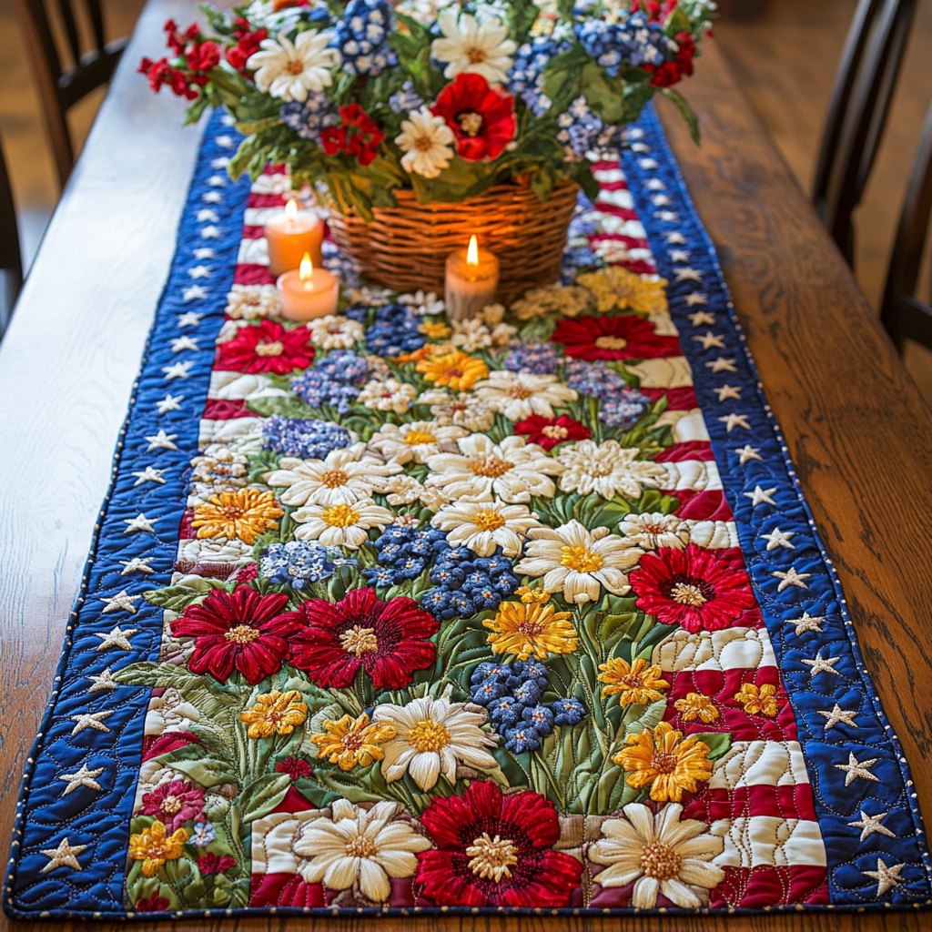 Flag Garden Table Runner