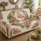 Flamingo Bliss Sofa Cover