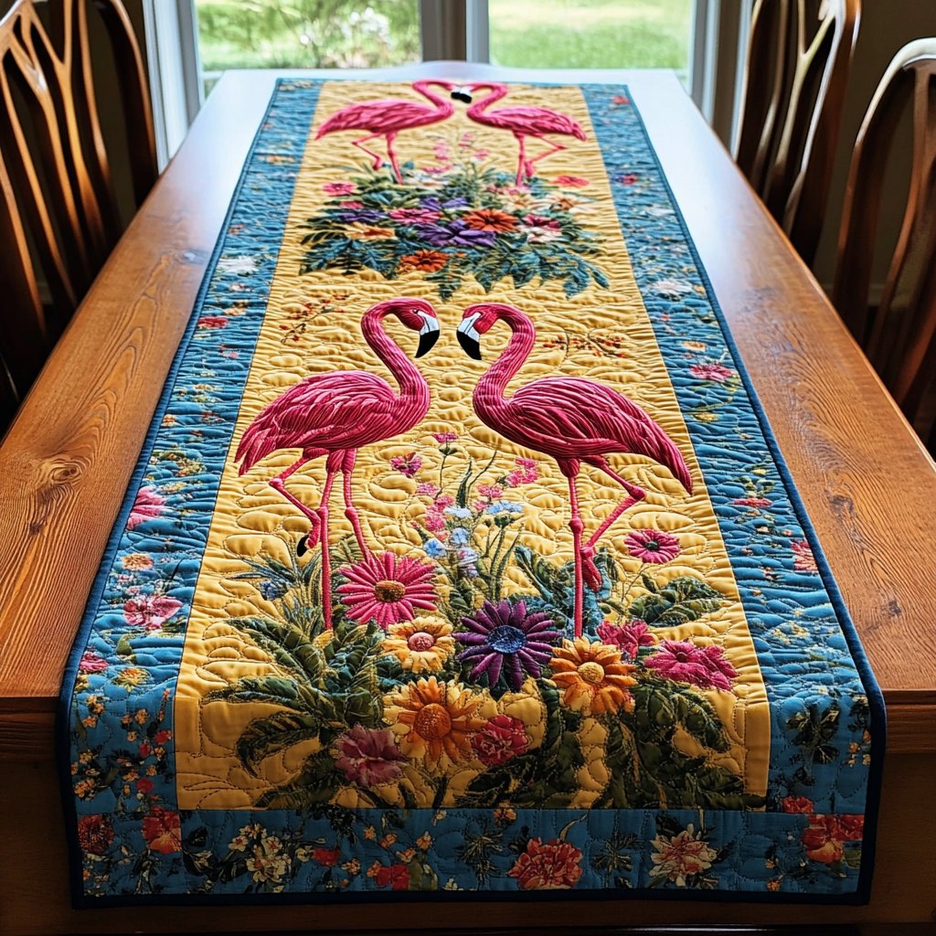 Flamingo Fun Table Runner