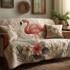 Flamingo Haven Sofa Cover