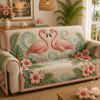 Flamingo Oasis Sofa Cover
