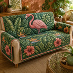 Flamingo Retreat Sofa Cover