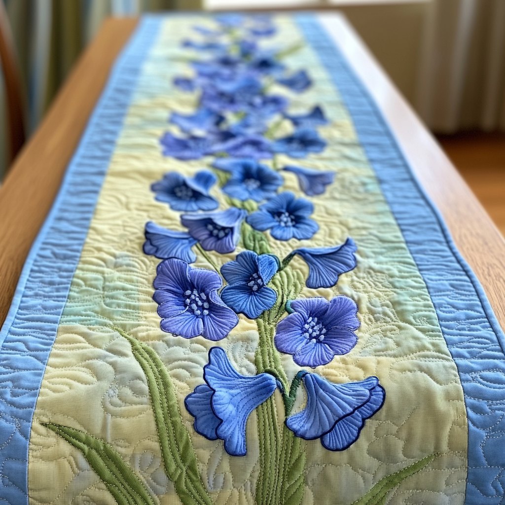 Floral Bell Table Runner