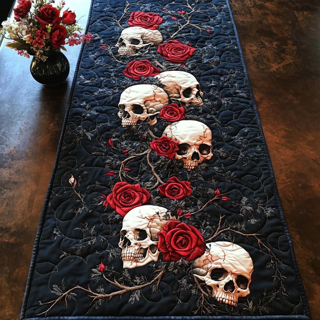 Floral Bones Table Runner
