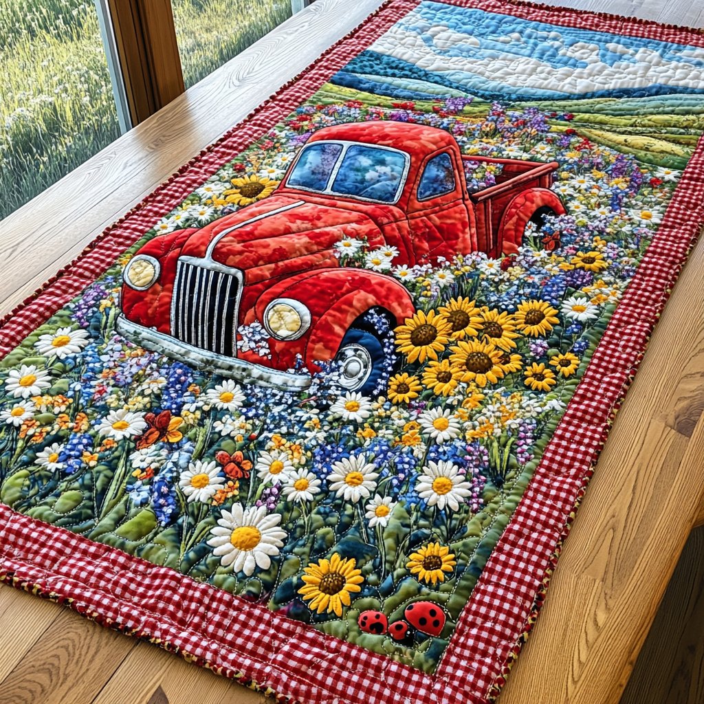 Floral Delivery Table Runner