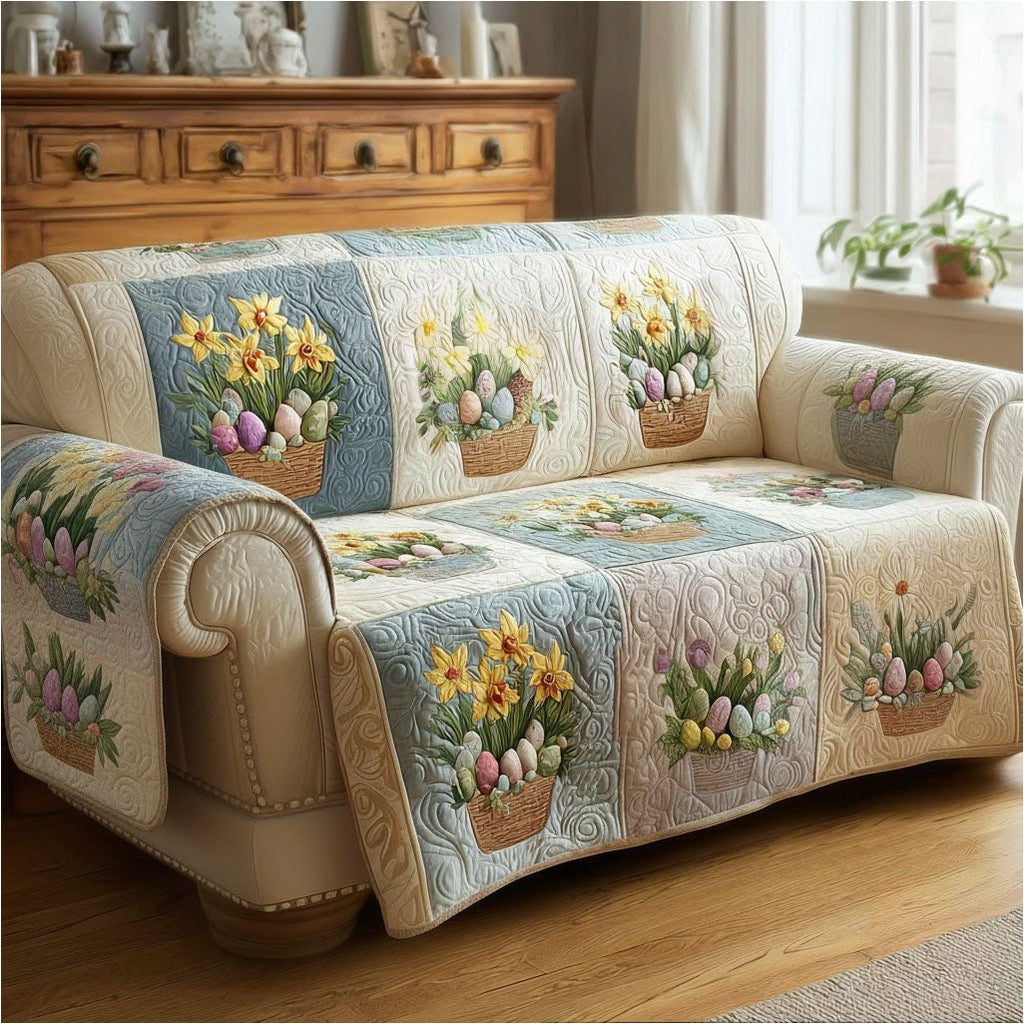 Floral Egg Fantasy Sofa Cover