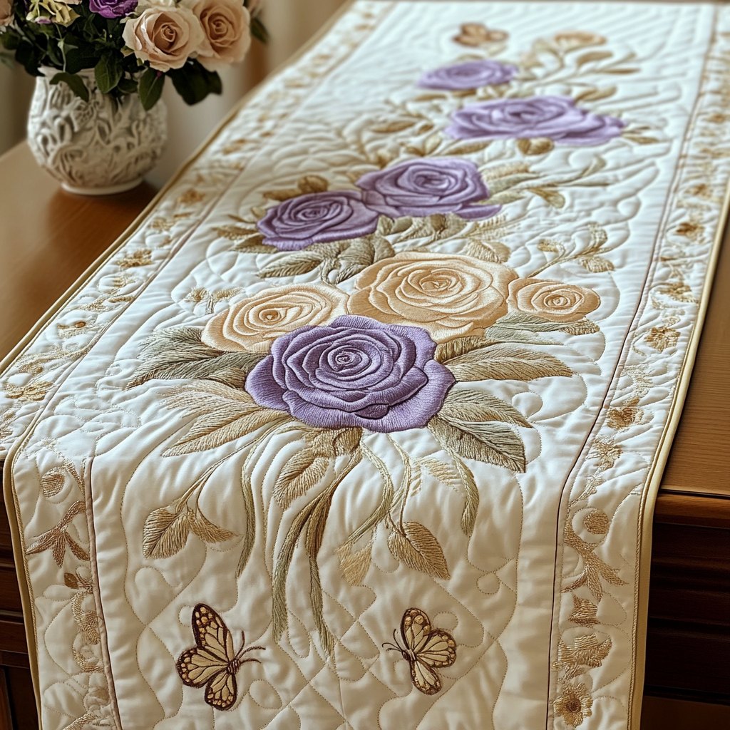 Floral Embrace Table Runner