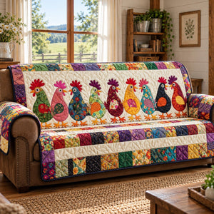 Floral Farm Lineup Sofa Cover - Made to Order