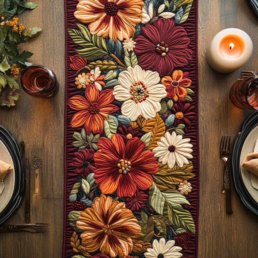 Floral Feast Table Runner