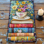 Floral Fiction Table Runner