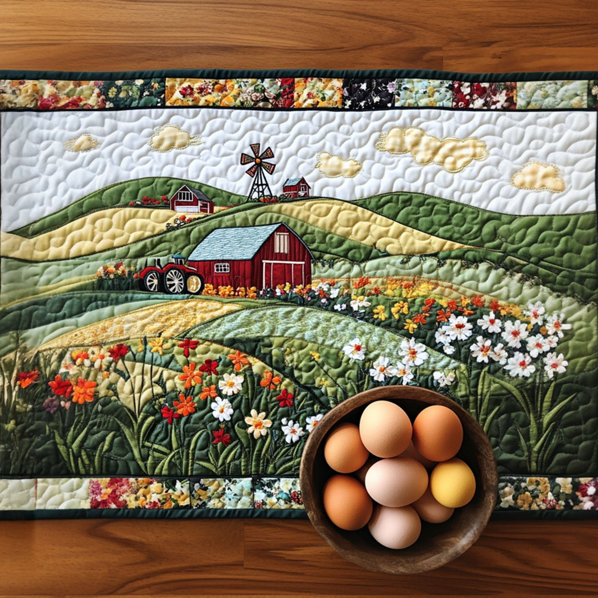 Floral Fields Table Runner