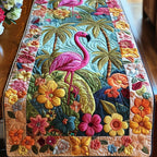 Floral Flamingo Fantasy Table Runner