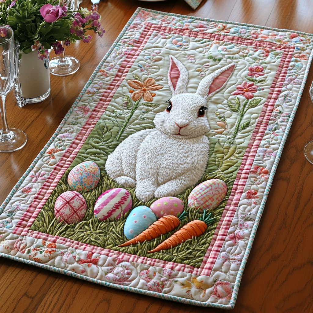 Floral Hallelujah Table Runner