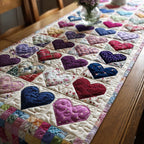 Floral Heartloom Table Runner