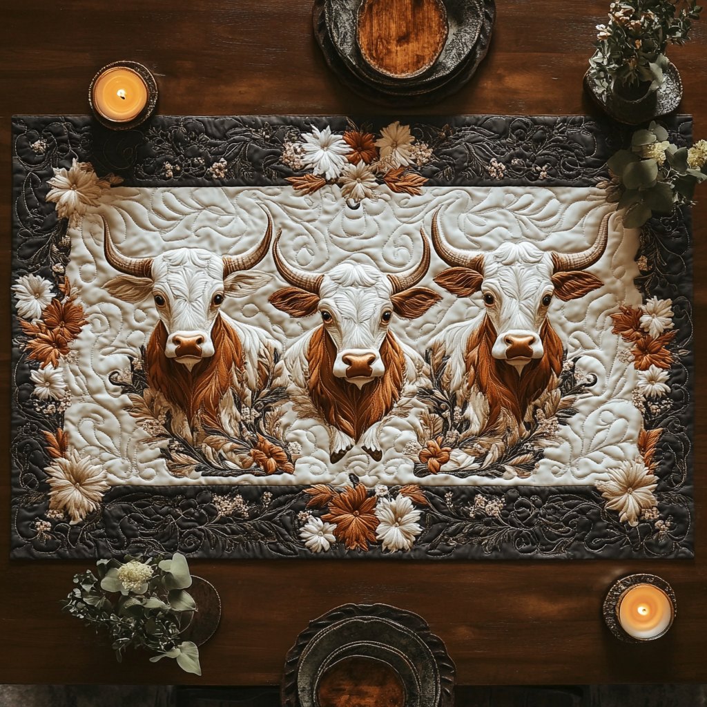 Floral Herd Table Runner