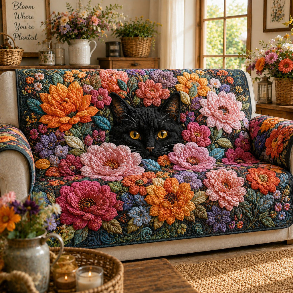 Floral Hideaway Sofa Cover